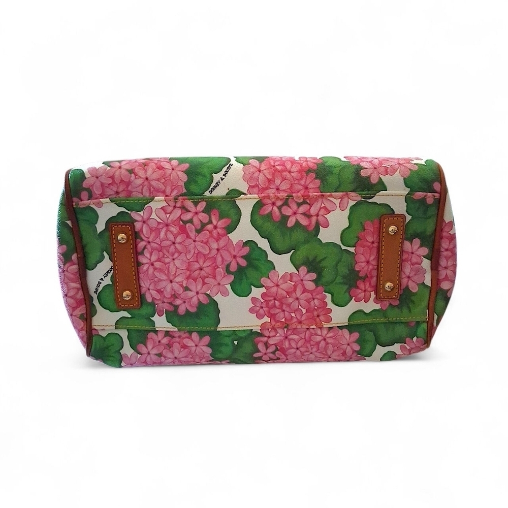 Dooney & Bourke Geranium Floral Satchel Boston Bag - Picture 7 of 16